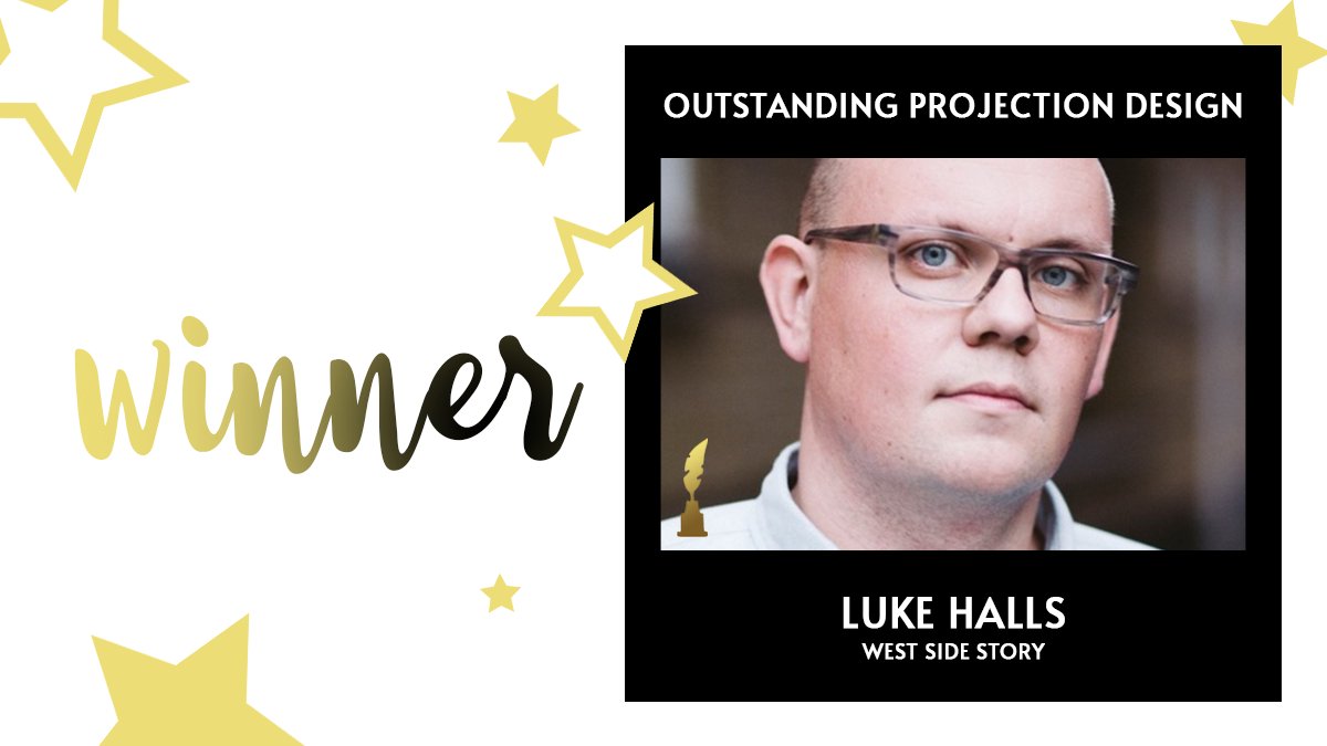 The winner of this year’s Drama Desk Award for Outstanding Projection Design is Luke Halls for <a href="/WestSideStoryUS/">West Side Story on Broadway</a>! #DramaDeskAwards