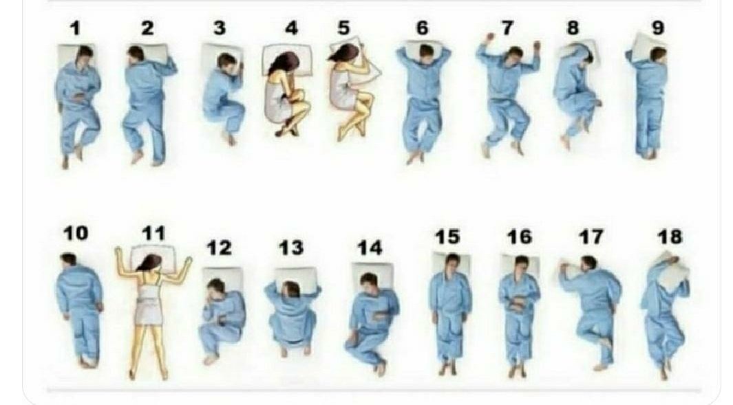 ¿En que posición duermes? Yo en la 2.