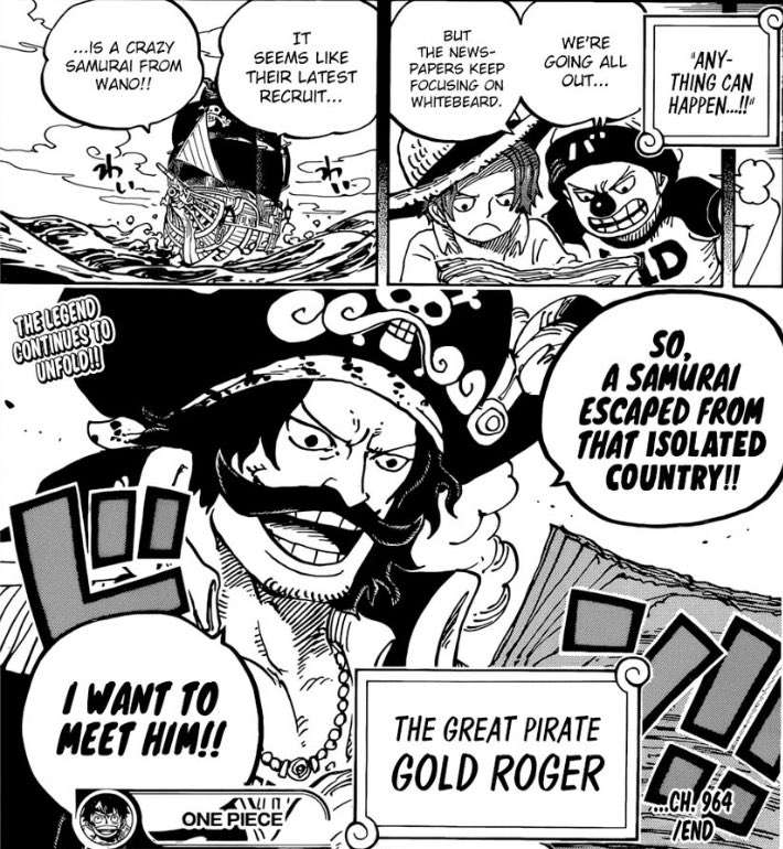 younger shanks and buggy are so cute  also seeing roger just makes me think about ace