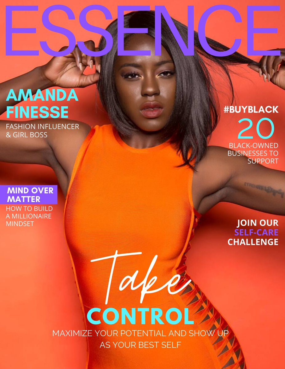 AmandaFinesse's tweet photo. One day 🙏🏿 @Essence #EssenceChallenge #MagazineChallenge #BlackGirlMagic #BlackGirlsRock https://t.co/3HU9c6fDnR
