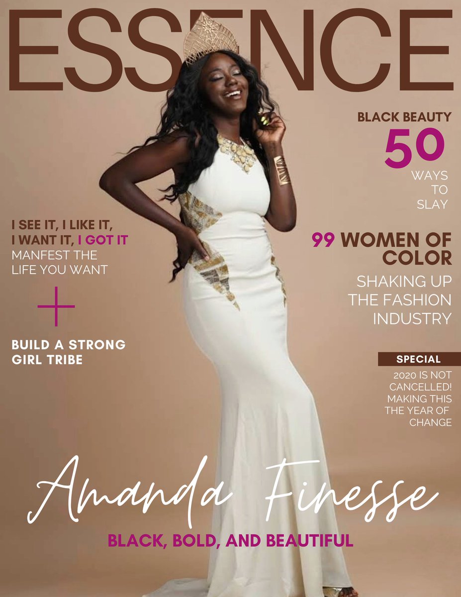 AmandaFinesse's tweet photo. One day 🙏🏿 @Essence #EssenceChallenge #MagazineChallenge #BlackGirlMagic #BlackGirlsRock https://t.co/3HU9c6fDnR