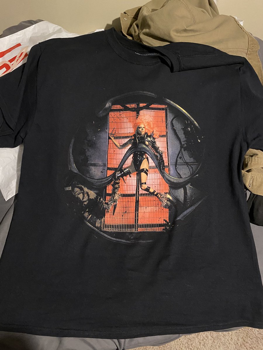 addictedtollove's tweet photo. I got my chromatica shirt in finally!! I love it sm. https://t.co/POohY9Aaz8