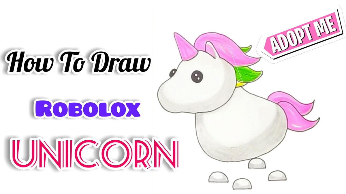 Adopt Me Unicorn Drawing