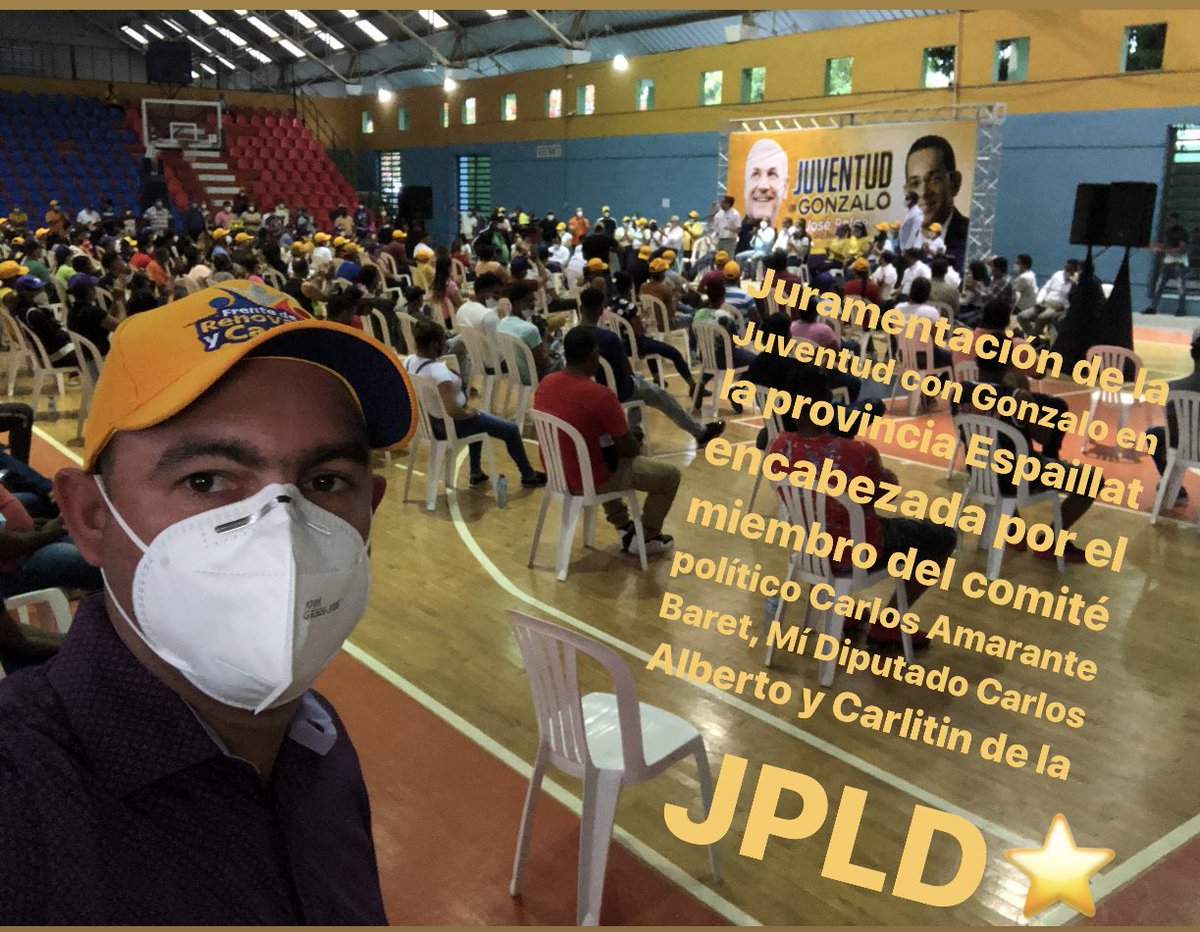 Juramentación de la Juventud con Gonzalo en la provincia Espaillat encabezada por el miembro del comité político Carlos Amarante Baret, Mí Diputado Carlos Alberto y Carlitin de la JPLD..⭐️⭐️