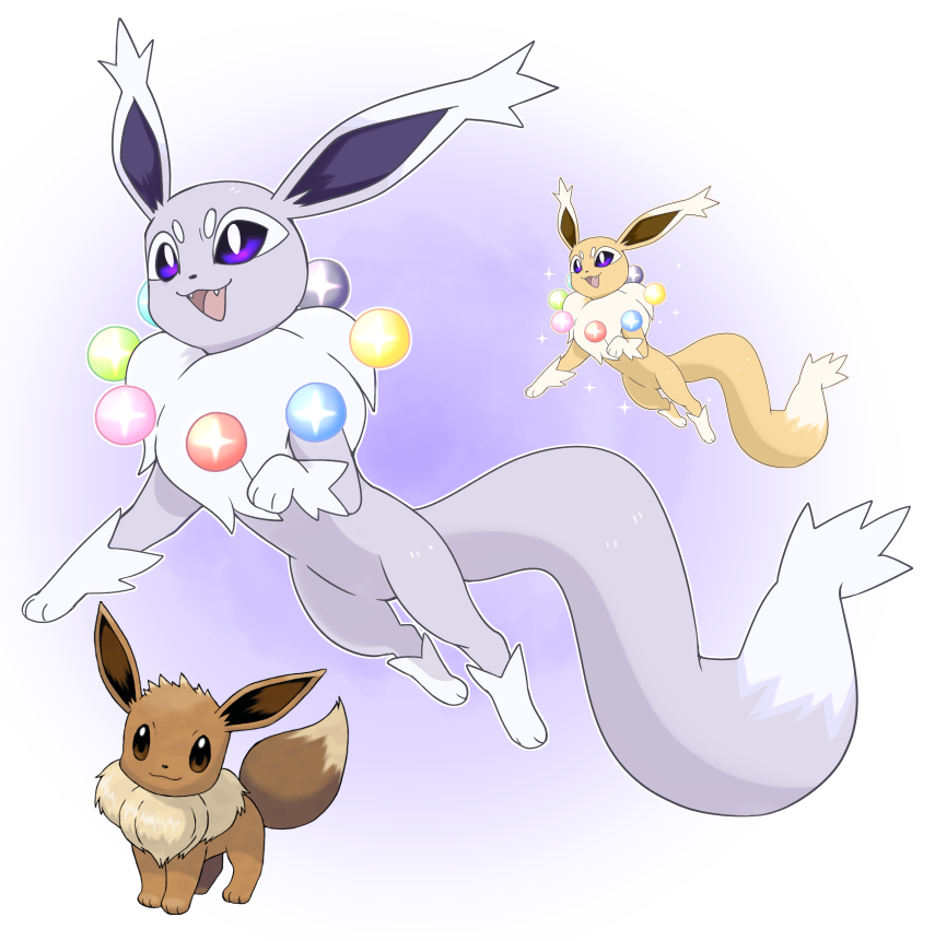 Prisneon - The Ascension Pokemon (Dragon Type)It is said to be Eevee's...