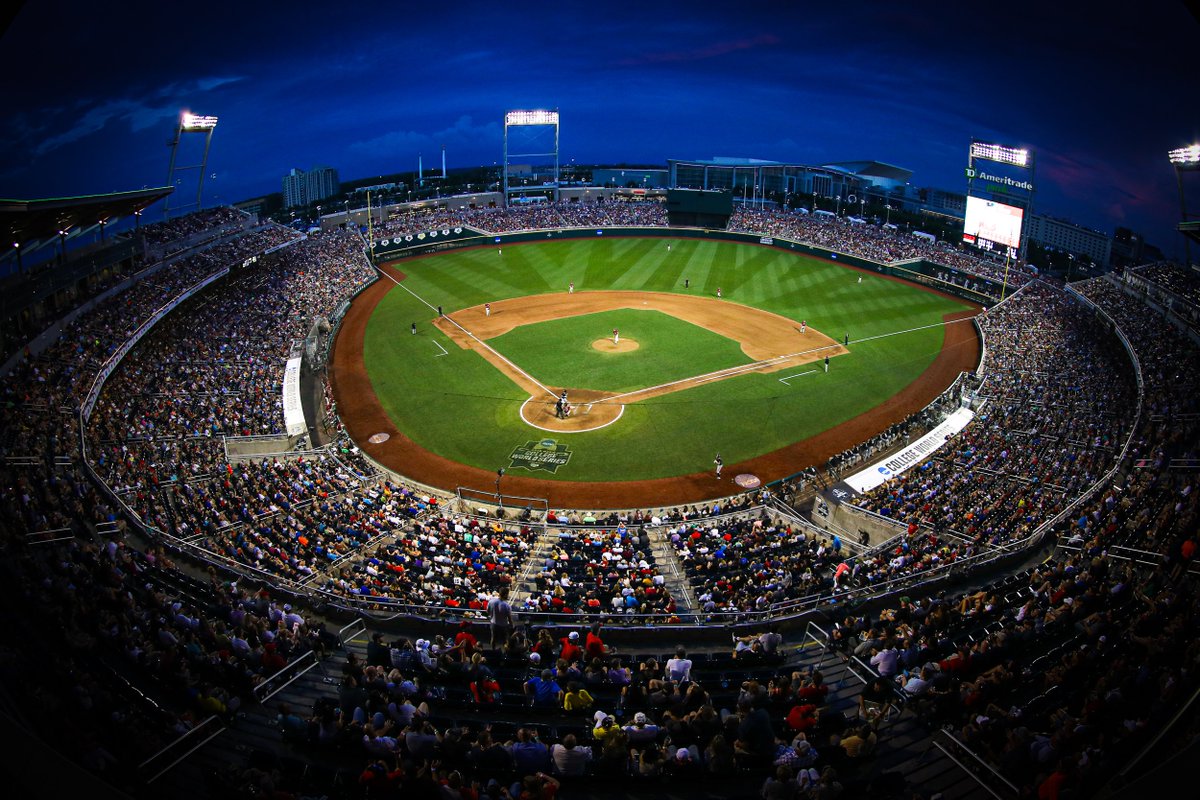NCAABaseball's tweet photo. Do you miss us as much as we miss you?

#CWS https://t.co/QfTGxCBMVO
