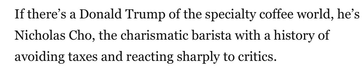 foragoodpuck's tweet photo. Hey @nickcho stealing from employees and running out on your community? #donaldtrumpofcoffee according to Washington Post https://t.co/5cnlg0NNpS @washingtonpost https://t.co/TwofX8ir3d