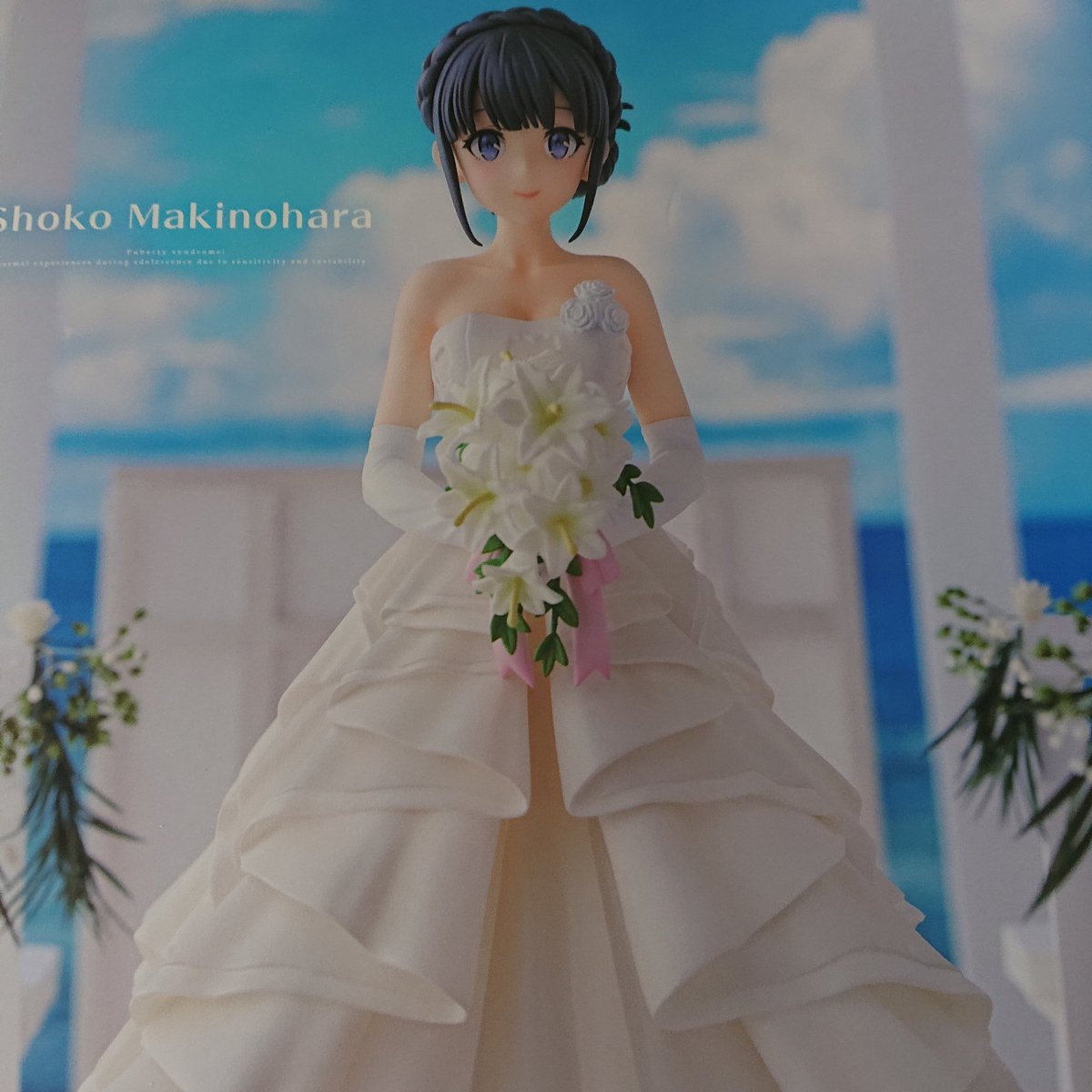 青春ブタ野郎はゆめみる少女の夢を見ないの桜島麻衣と牧之原翔子のウェディングver のフィギュアが届く Togetter