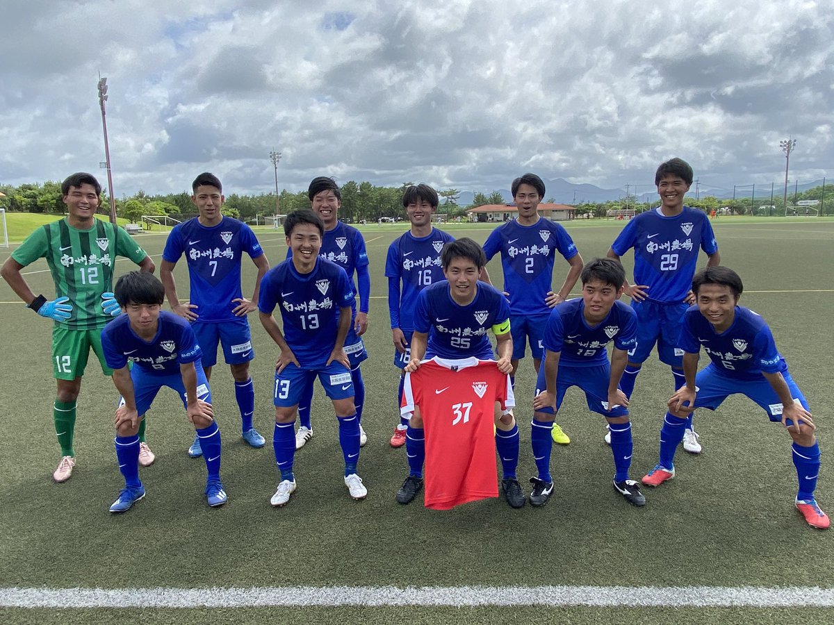 鹿屋体育大学サッカー部 Nifs 2nd 試合情報 九州社会人選手権大会 鹿児島県予選 Vs A T Cielo 前半 Kick Off