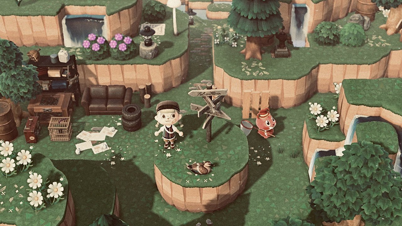 ｶﾉｺ 色んな地形を上から見てみた Acnh Animalcrossing あつまれどうぶつの森 あつ森 あつ森写真部