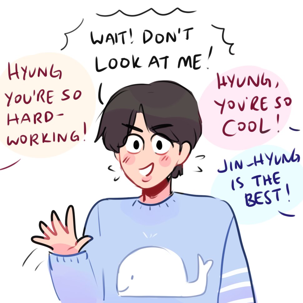 when seokjinnie gets lots of praise and attention ?

#btsfanart #BTS #JIN @BTS_twt 