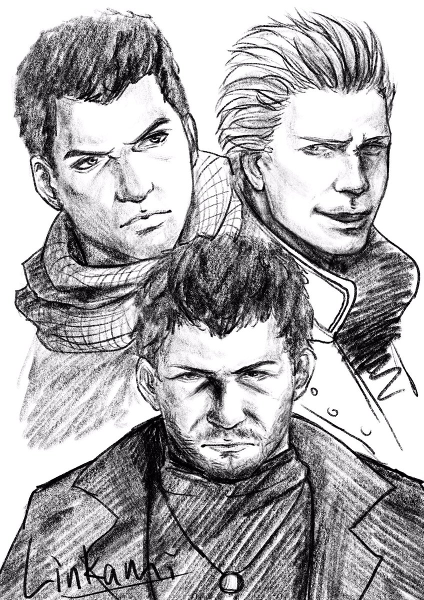 Linkami233's tweet photo. The CAPCOM characters (men)๐ I have loved!
#Capcom #capcom #residentevilfanart #ResidentEvilfan #ResidentEvil6 #RE6 #DevilMayCry #DevilMayCry5 #DMC5 #dmc #DevilMayCryfan #DevilMayCryart #ChrisRedfield #PeirsNivans #Vergil #vergil #capcomfanart https://t.co/CRojOnm5Ec