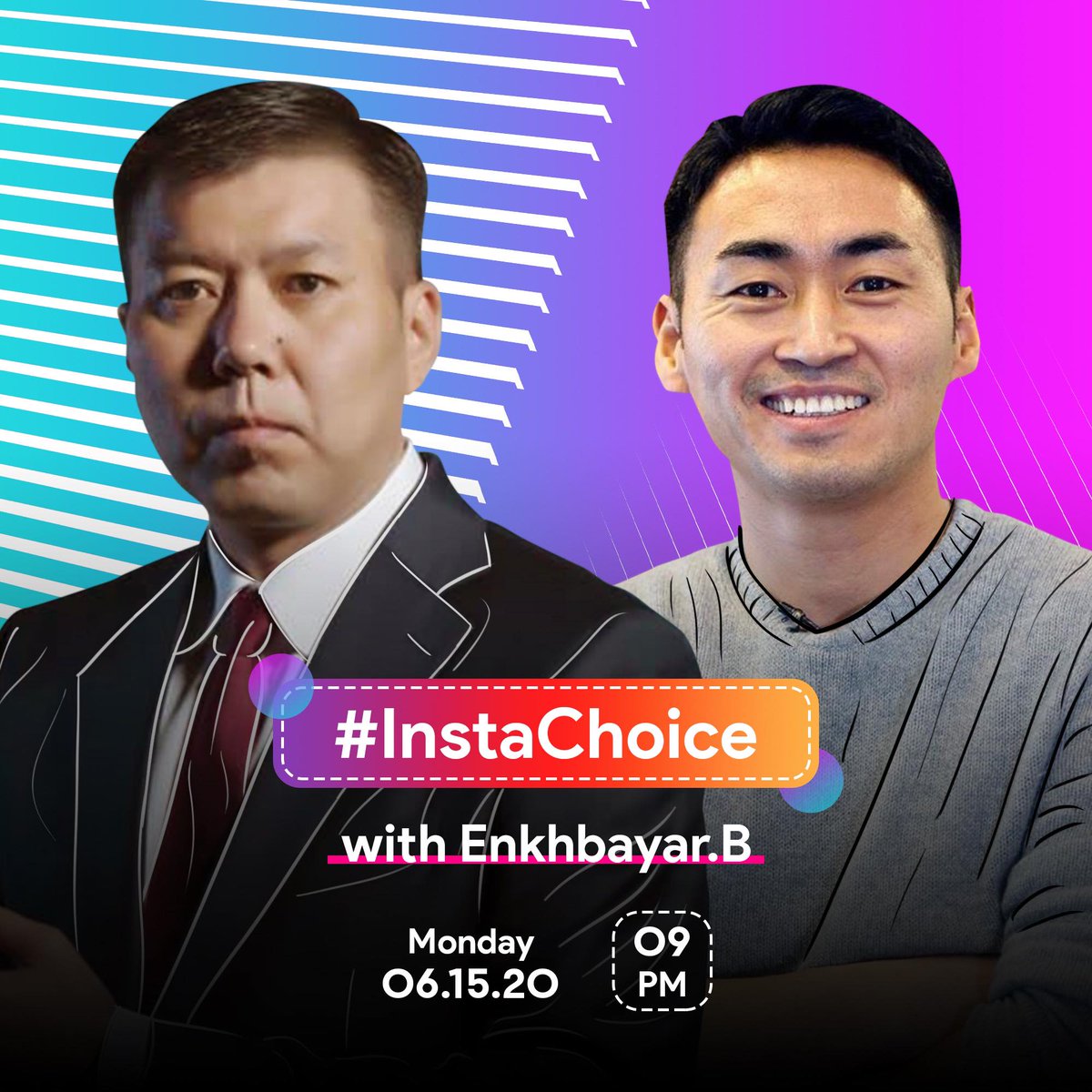 vbayarsaikhan's tweet photo. #InstaChoice #ИнстаграмСонголт
>> https://t.co/0WOnEA9M62
Эхний дугаар @naranbayarp
Хоёрдах дугаар @ErkhemBerkeley
Гуравдах дугаар @KhBulgan
Дараагийн зочин @enkhbayar_bat
Тэрний дараагийнх @???
Өөр хэнийг санал болгомоор байна? https://t.co/33MMqOOvDm