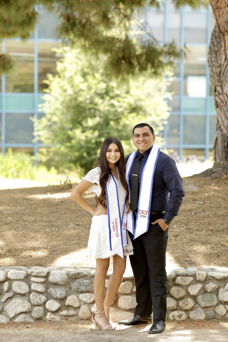 alexischaires_'s tweet photo. We did it!!! Officially CSUF Alumni! 🎓🎉🧡 #CSUFGRAD2020 https://t.co/u4tUOAKUTa