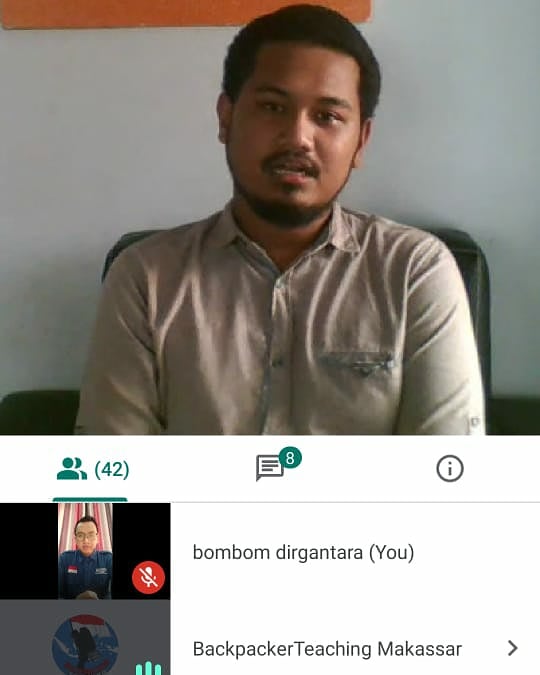 backpacker_tch's tweet photo. {BACKPACKER TEACHING MAKASSAR}

Sabtu, 13 Juni 2020
Alhamdulillah sudah terlaksana kegiatan Webinar dan Deklarasi Backpacker Teaching Makassar, dengan mengangkat tema
"Masa Depan Pendidikan di Era New Normal"
#backpackerteaching
#webinar #makassar https://t.co/QNOtT3wNkj