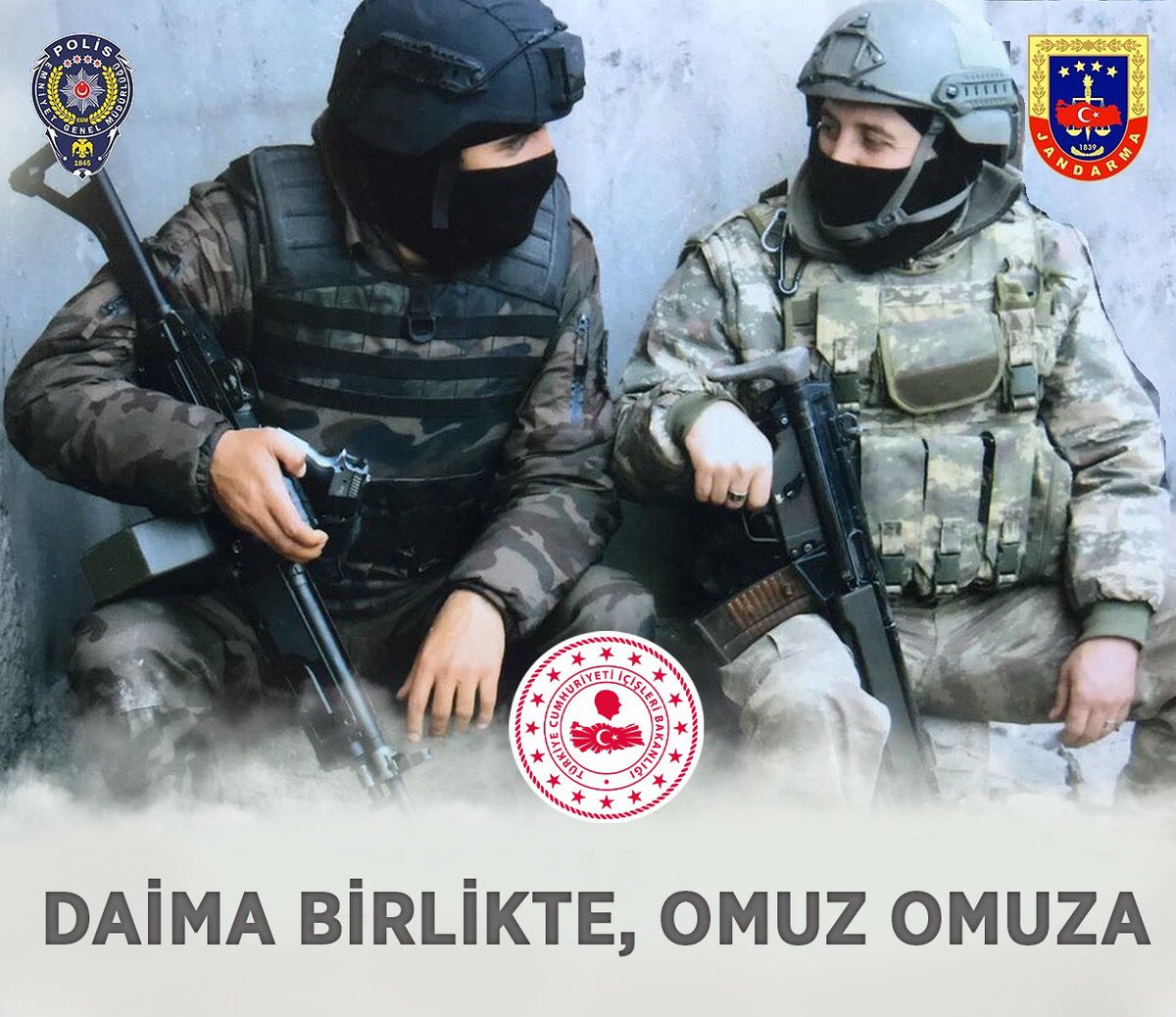 Daima birlikte omuz omuza görev yapmaktan gurur duyduğumuz <a href="/jandarma/">T.C. Jandarma Gn. K</a> Genel Komutanlığımızın 181’inci kuruluş yılı kutlu olsun.

#Jandarma181Yaşında 🇹🇷