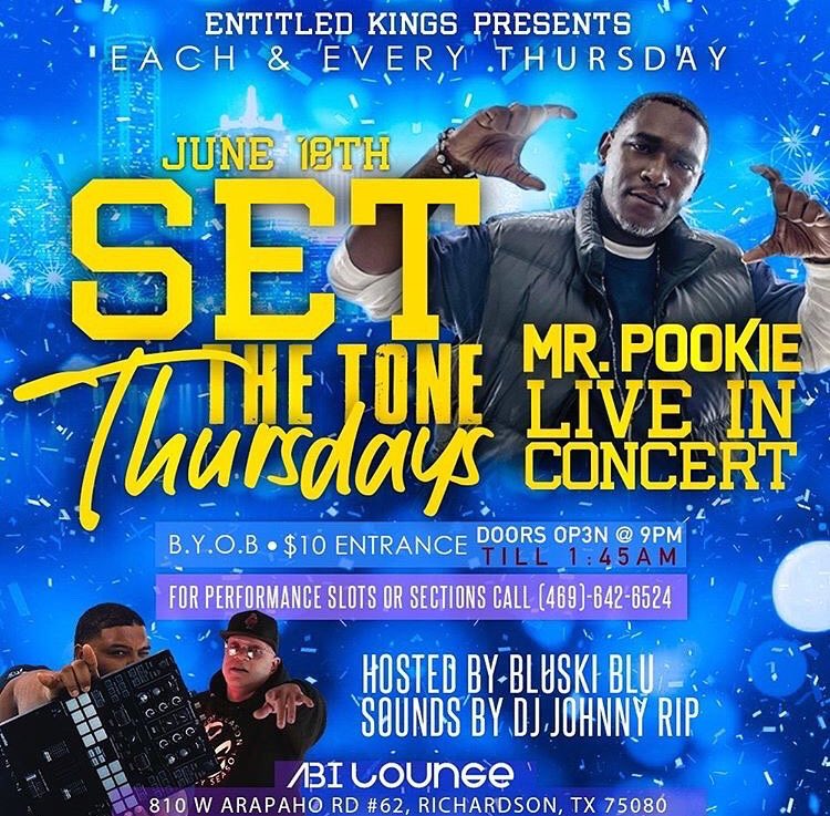 EntitledKings's tweet photo. This Thursday we going up 🔥🔥🔥🔥🔥 pop out and party with us @entitledkings special guess @realmrpookie #setthetonethursdays #ek #weowneverything https://t.co/XJwT6LXDss