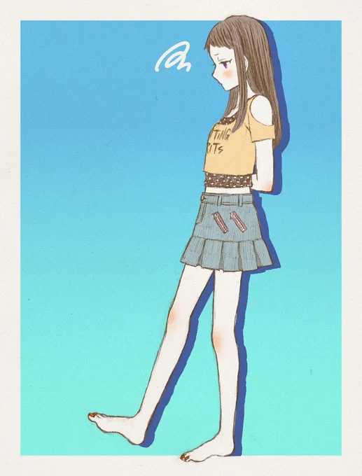 もうサンダルの季節だなあ 