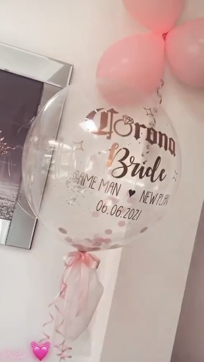Our Corona Bride Balloon