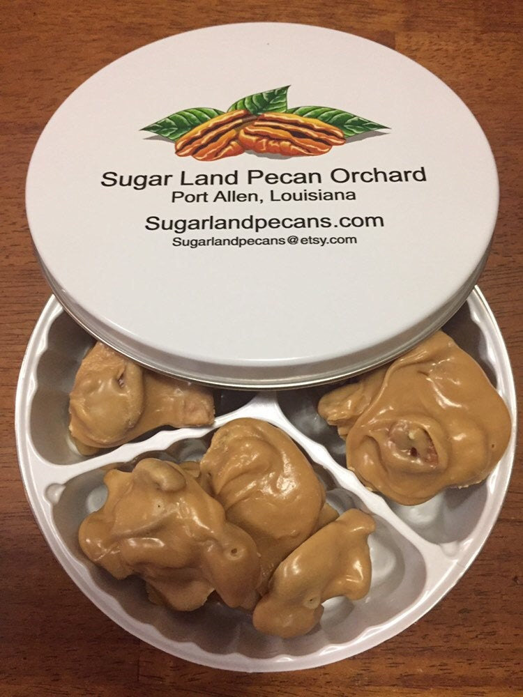 Give the dads in your life a sweet treat from Sugar Land Pecans. They won't be disappointed! #fathersday #pralines #pecancandy #dadapproved #homemade #farmtotable #madetoorder