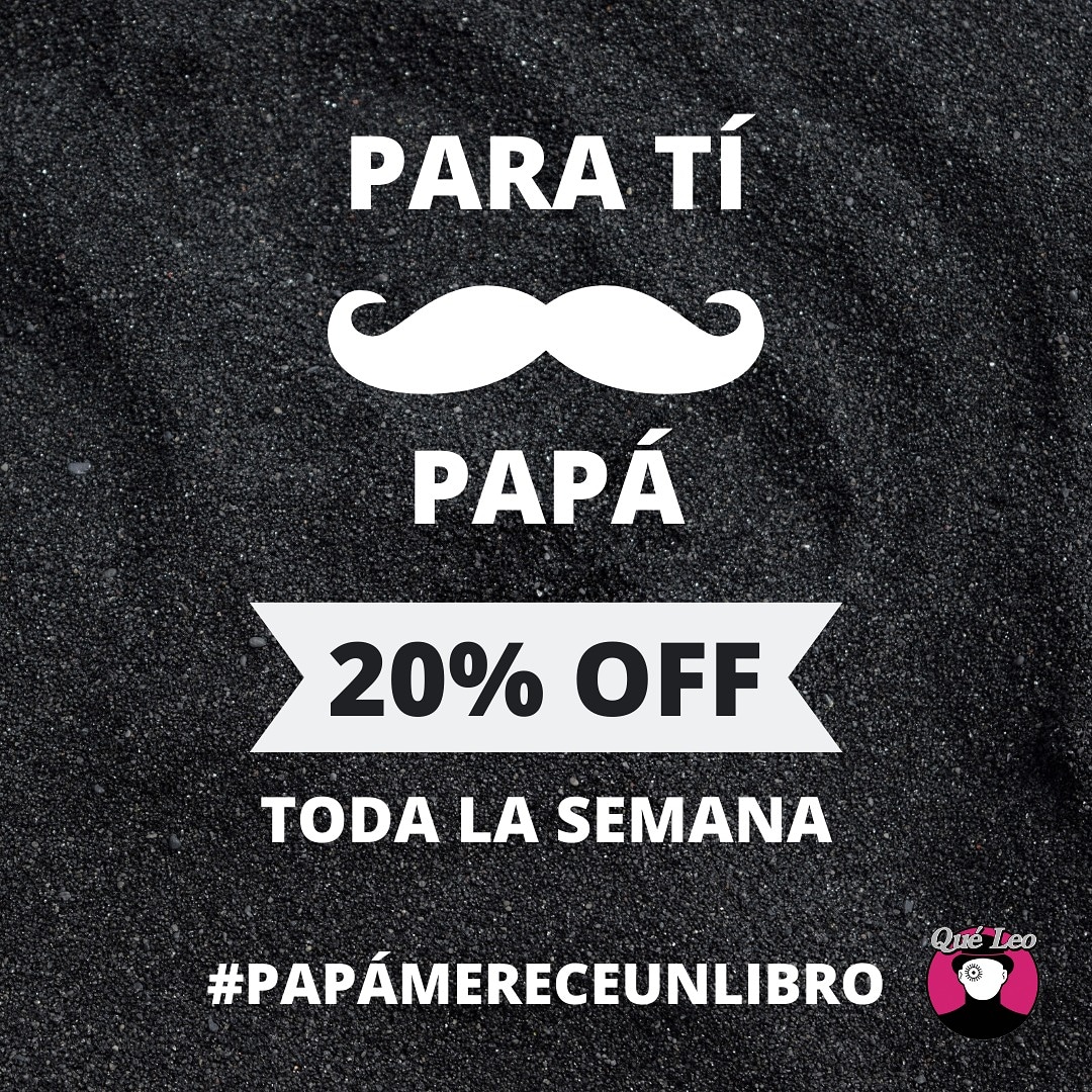 QueLeoLA's tweet photo. ¡Desde este momento empezamos a celebrar a Papá!🎁
Toda la semana 20% de dcto. en más de mil libros📚
Hasta agotar stock🏃
Para libros seleccionados en https://t.co/UoRyJ5x0BL hasta 21 Junio a las 23:59 hrs.
Gentileza de @PlanetaLibrosCh
@megustaleercl #susaetaediciones https://t.co/aE6fmC98Yy