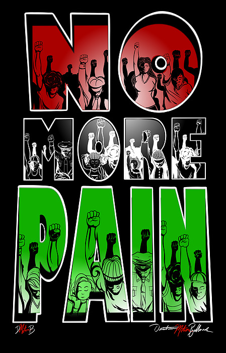 BulMotion's tweet photo. New artwork for sale! - "No More Pain" - https://t.co/N52BsUICng @fineartamerica https://t.co/Fcf5Hqo19P