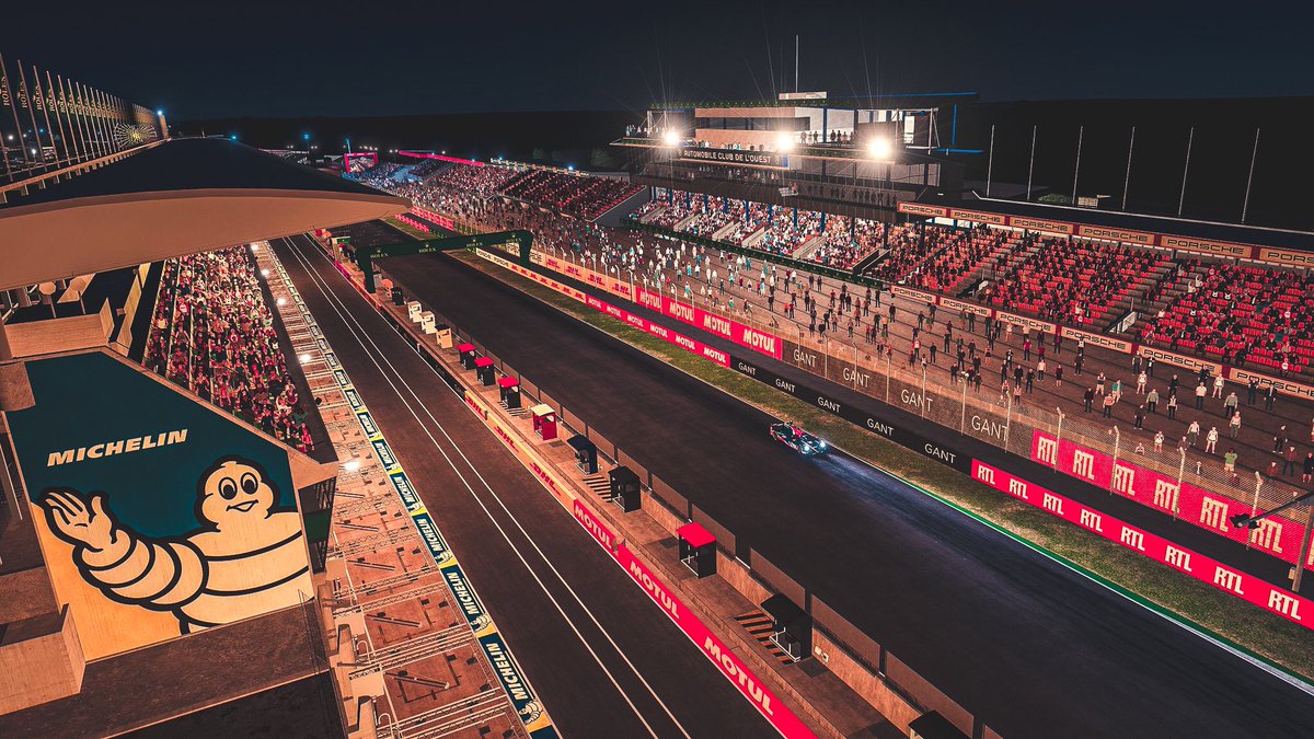 nextlevelmsport's tweet photo. 🌙 The battle continues under the cover of the virtual night sky!
#TeamPriaulx have successfully made it past the half way point of the race and are in P21. 👍
#NextLevelMotorsport #FIAWEC #LeMans #24HLeMans #Esports #AndyPriaulx #SebPriaulx #TeamPriaulx https://t.co/WliJSiAgns