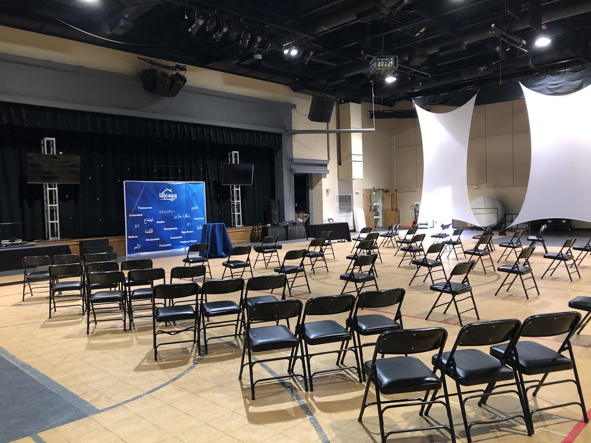 All set up and ready for a great service tomorrow 10 am at <a href="/lacasachurch/">lacasachurch</a>! Join us tomorrow on site or online on Facebook and YouTube. #SpuernaturalActs #HechosSobrenaturales