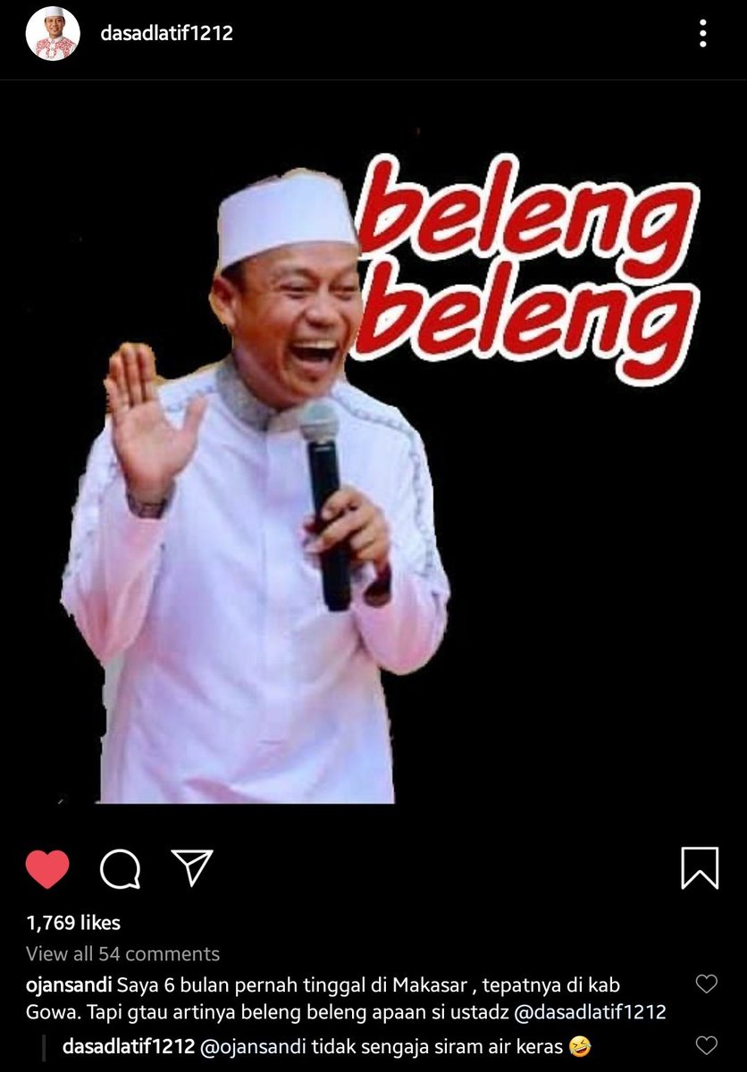 Beleng beleng artinya