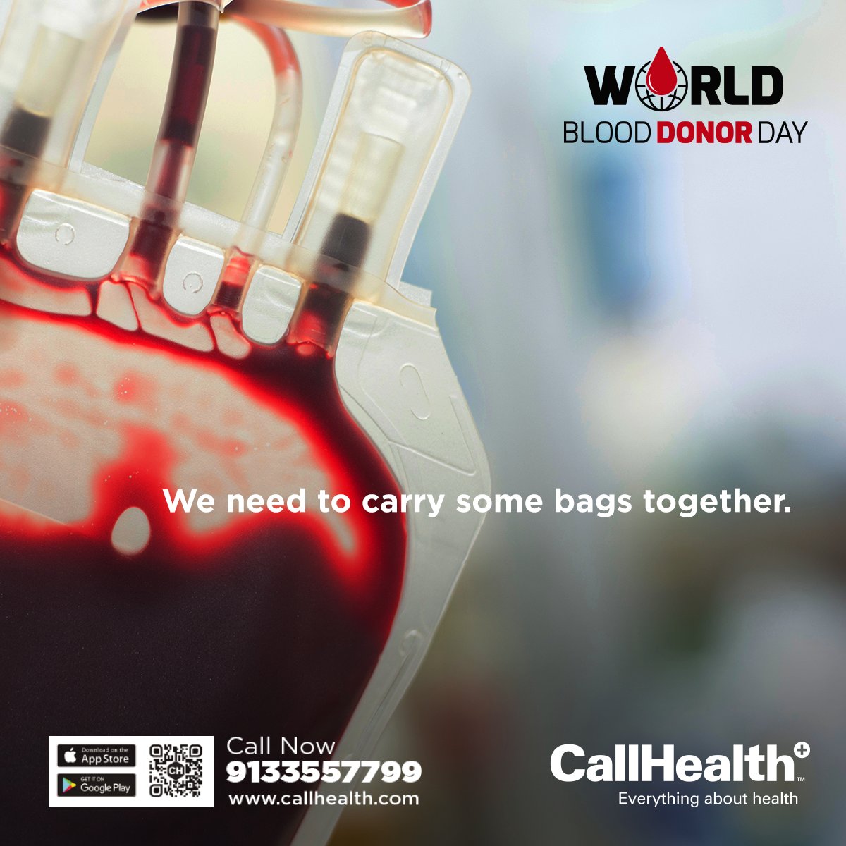 CallHealthIndia's tweet photo. We need to carry some bags together. #WorldBloodDonorDay
https://t.co/wD1VrjALWY Call: 9133557799
#Blood #BloodDonation #Coronavirus #COVID19 #BloodBankNearMe @WHO https://t.co/eeUalqOyMG
