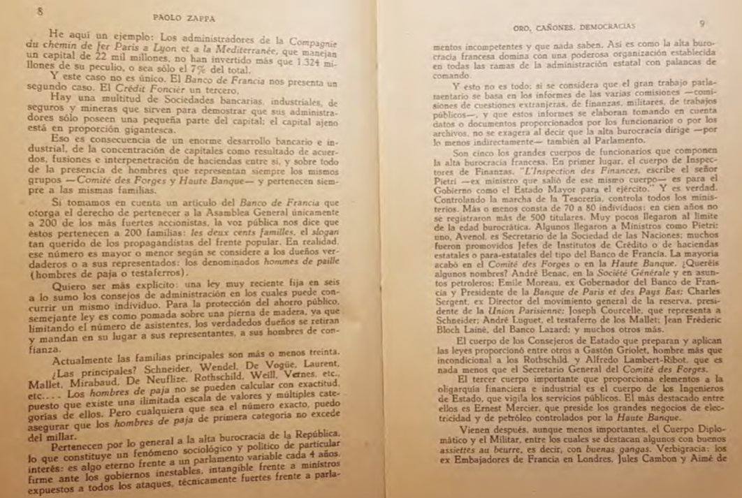 8-Sociedades bancarias, industriales, seguros y mineras."Familias"...SchneiderWendelDe VogüeLaurentMalletMirabaudThe NeuflizeRothschildWeillVernes etc.