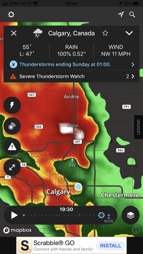 Huge hailstorm in Calagary #abstorm #yyc #calgary