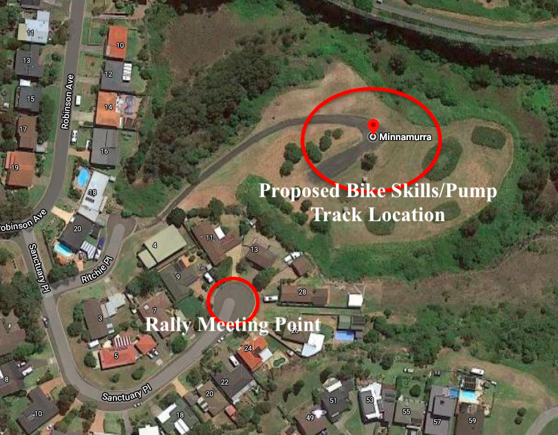 AllchinTrent's tweet image. BREAKING NEWS residents near the #pumptracks proposed construction site are planning a neighbourhood rally against the bike track being planned at #Minnamurra. I will attend to try and gain more information. #socialj @UOWTV