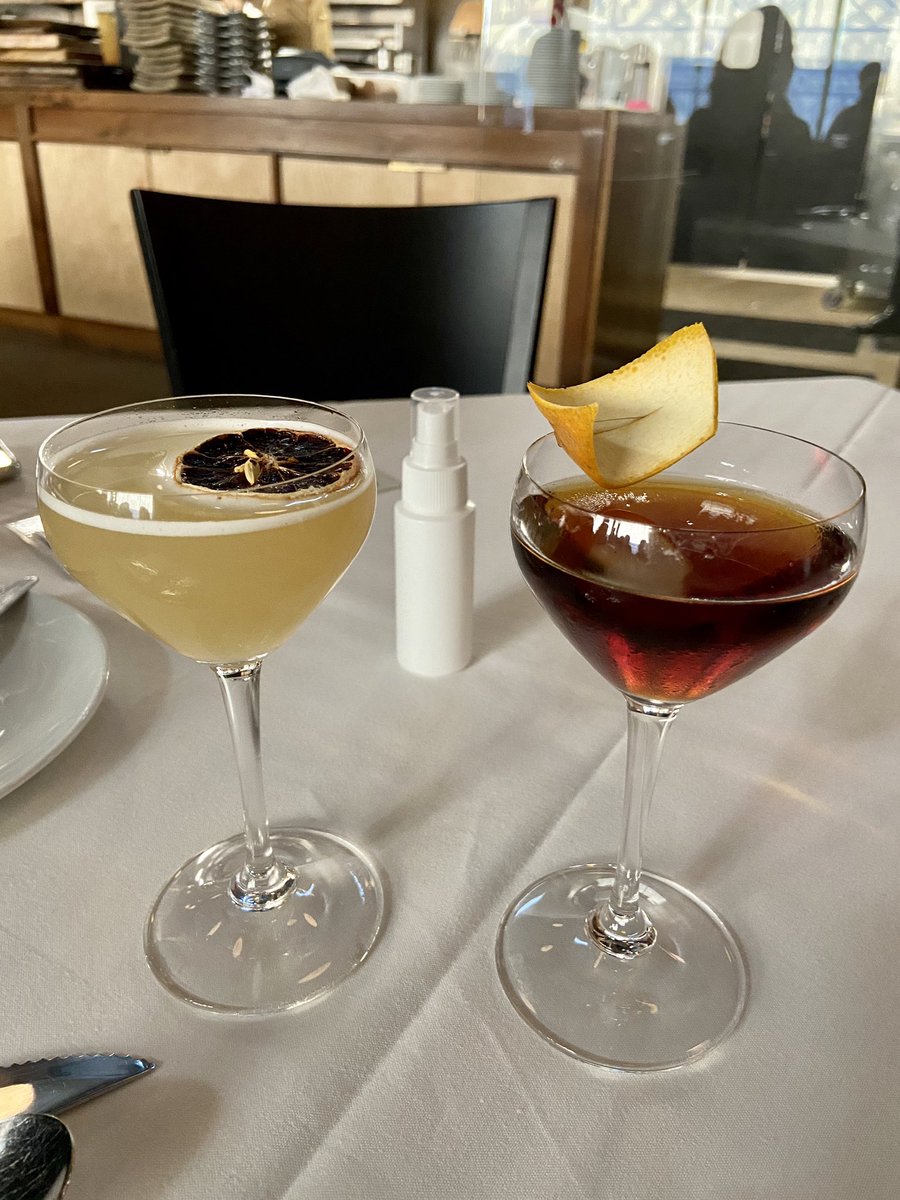 Spirits and sanitizer, this is dining out in 2020. First sit down meal in a restaurant in over three months to celeberate our 10 year anniversary. We chose <a href="/GeorgiaJamesHOU/">Georgia James</a> for their delicious food and strong safety precautions. They did not disappoint on either front.