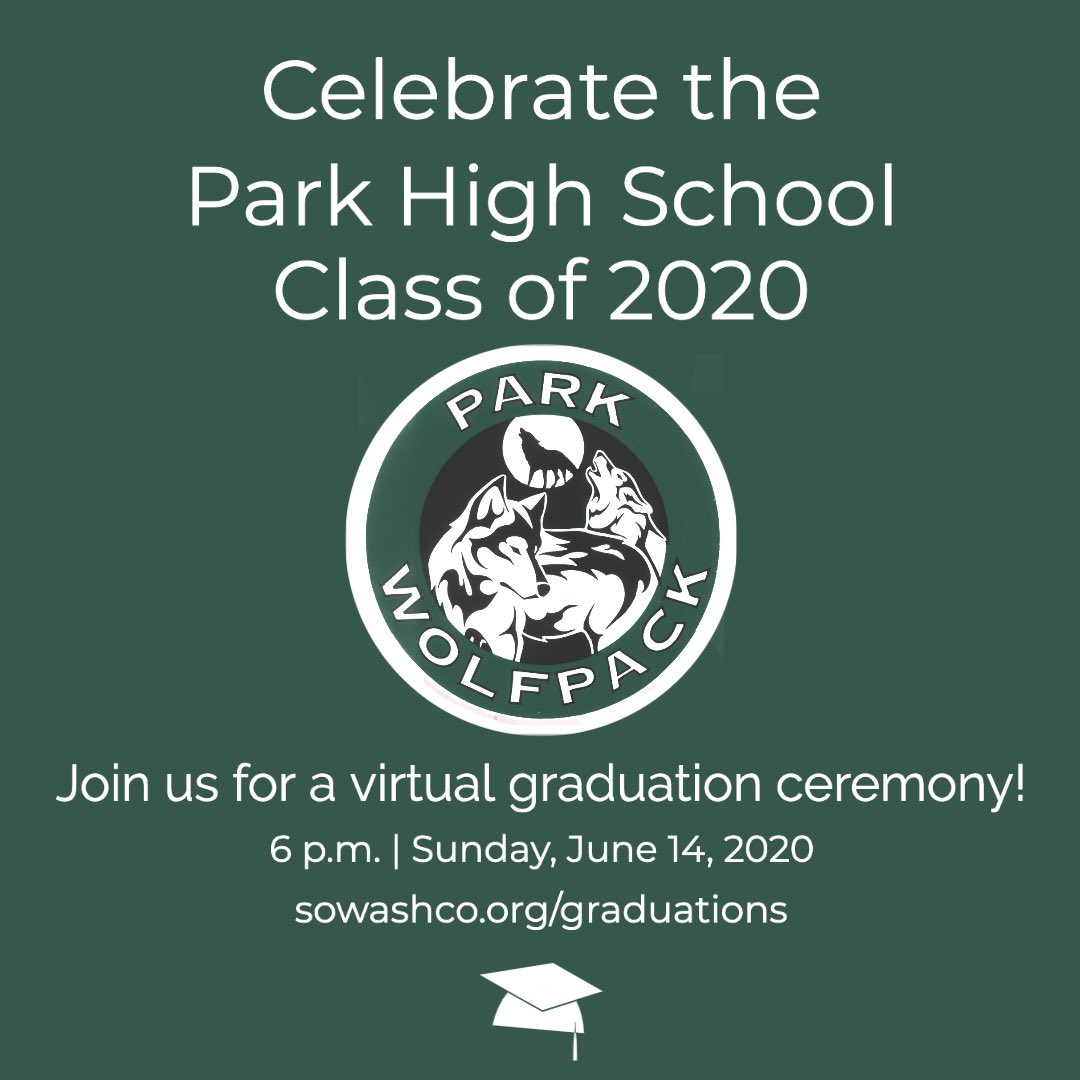 ParkWolfpack's tweet photo. I can almost hear the Pomp and Circumstance playing. Tomorrow is the day @parkseniors20 ! https://t.co/2VHsRzaBYv