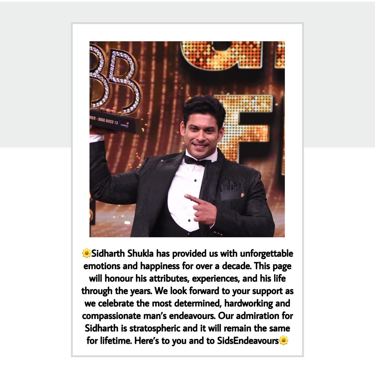 Team Sidharth Shukla tweet media