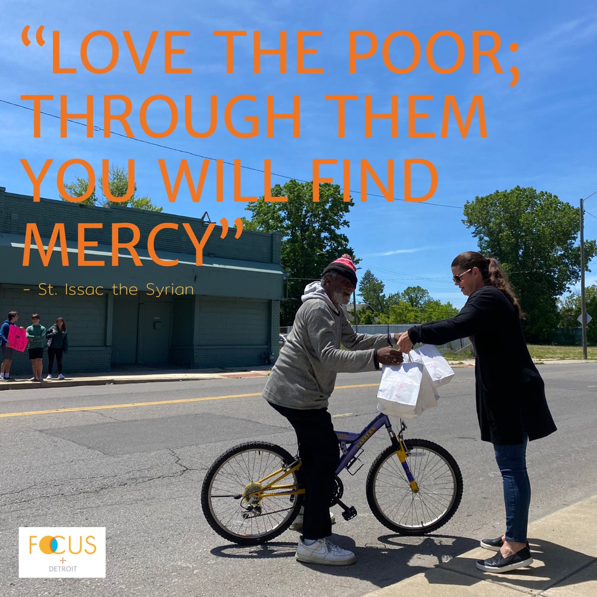FOCUS_Detroit's tweet photo. Love your neighbor #liveorthodoxy #orthodox #service https://t.co/l3GaaBLv1D