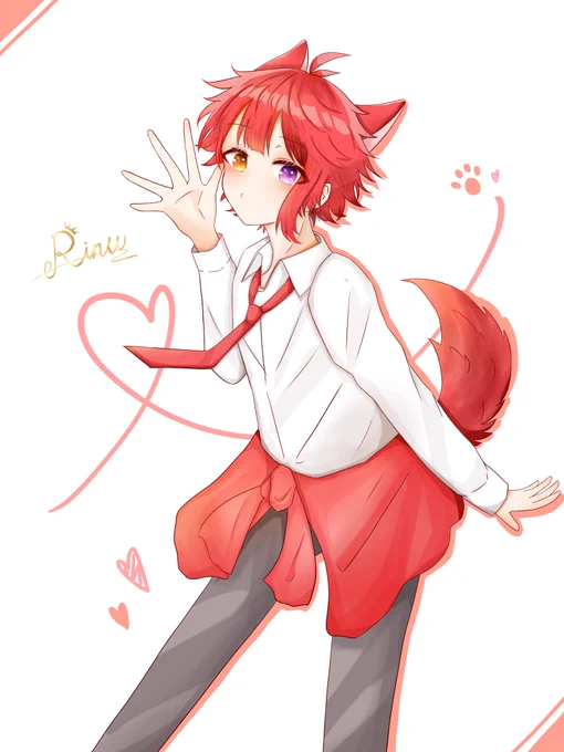 ❤わんわんおー!!
#莉犬くん 
#すとぷりギャラリー 