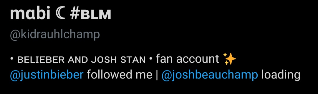 End of the thread  Josh, if by any chance you got here, this is my big dream and only you can change it, ilysm.