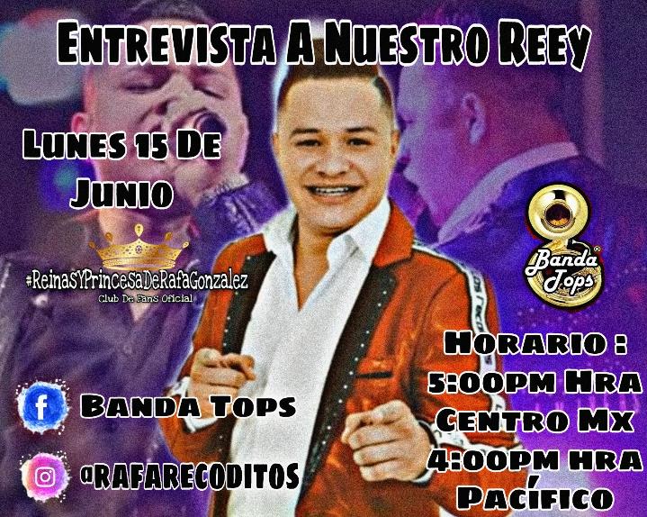 No te Pierdas este Próximo Lunes La Entrevista Que Se Le Realizará a Nuestro Reey <a href="/Rafarecoditos/">Rafa Gonzalez</a> <a href="/BANDARECODITOSS/">BANDA LOS RECODITOS</a>  <a href="/RecoditosPROMO/">RecoditosPROMO</a> <a href="/PrincesaReinas/">🆁🅴🅸🅽🅰🆂🆈🅿🆁🅸🅽🅲🅴🆂🅰🅳🅴🆁🅰🅵🅰🅶🅾🅽🆉</a> 
 Estará Disponible En Las Páginas Oficiales De 
Banda Tops
<a href="/banda_tops/">Banda Tops</a> <a href="/BandaTops/">Banda_Tops</a>
No Te La Puedes Perder