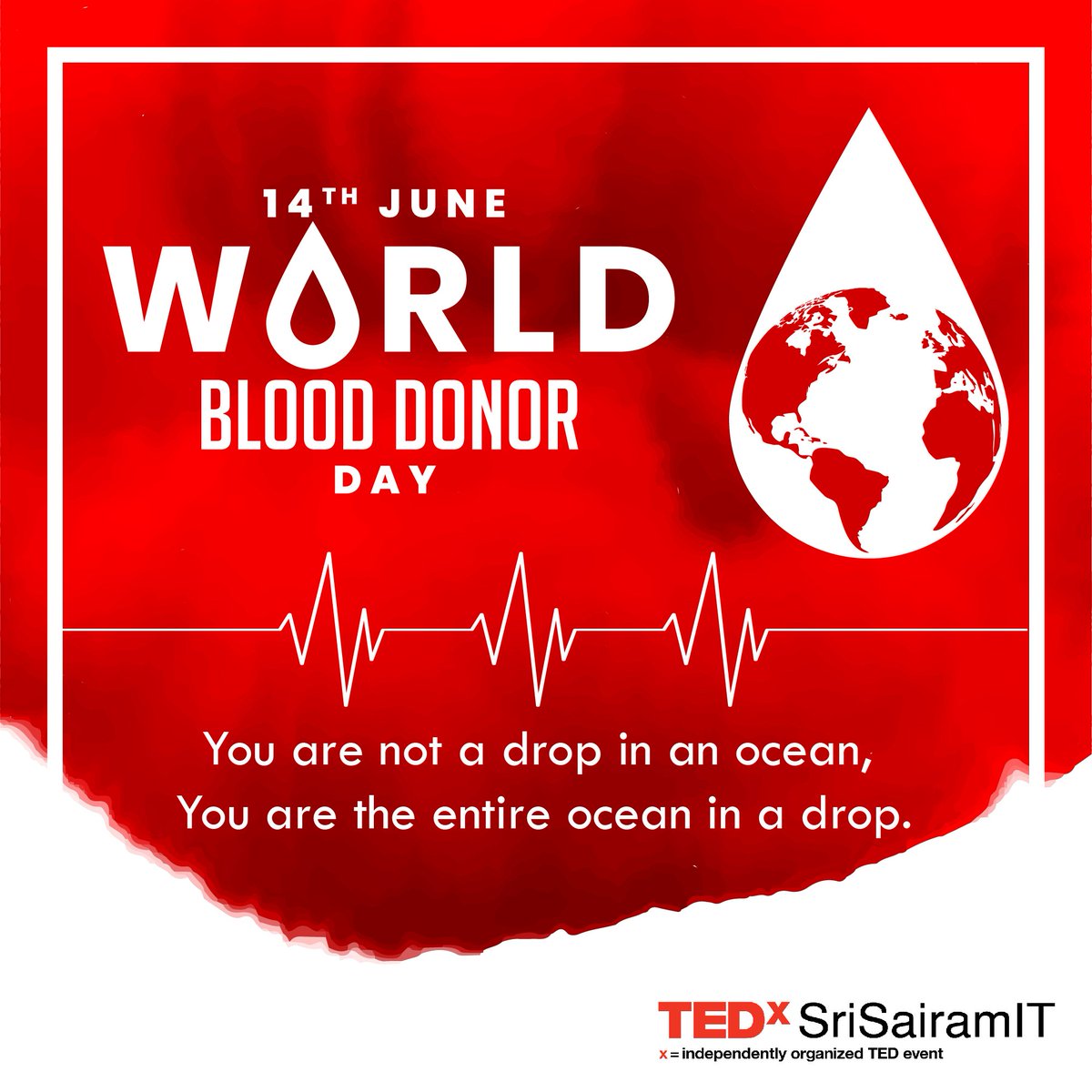 TEDxSriSairamIT's tweet photo. We make a living by what we get. We make a life by what we give. Celebrating world blood donar day♥️
.
.
#WorldBloodDonarDay #BloodDonar #BloodDonarDay #TEDxSriSairamIT #TEDx #TED https://t.co/s4MpGqaLLg