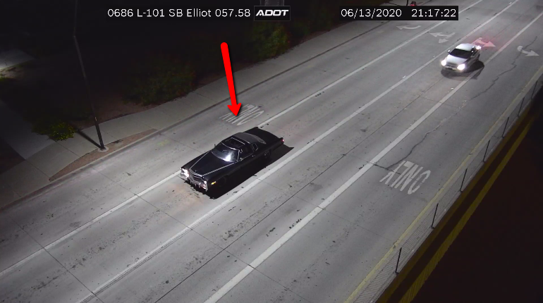 ArizonaDOT's tweet photo. Loop 101 southbound at Elliot: A disabled vehicle is restricting the off-ramp.

#phxtraffic #Loop101 https://t.co/AHZocTYAXY