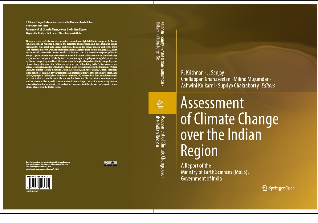 rajeevan61's tweet photo. Another milestone from @moesgoi: The first National Climate Change Assessment Report ready for launch A comprehensive report on past and future climate  The open access book by Springer will be launched on 16 June at 0430 PM by @drharshvardhan 

Link: https://t.co/BzuGvayO4P https://t.co/sC6D6bmfeN
