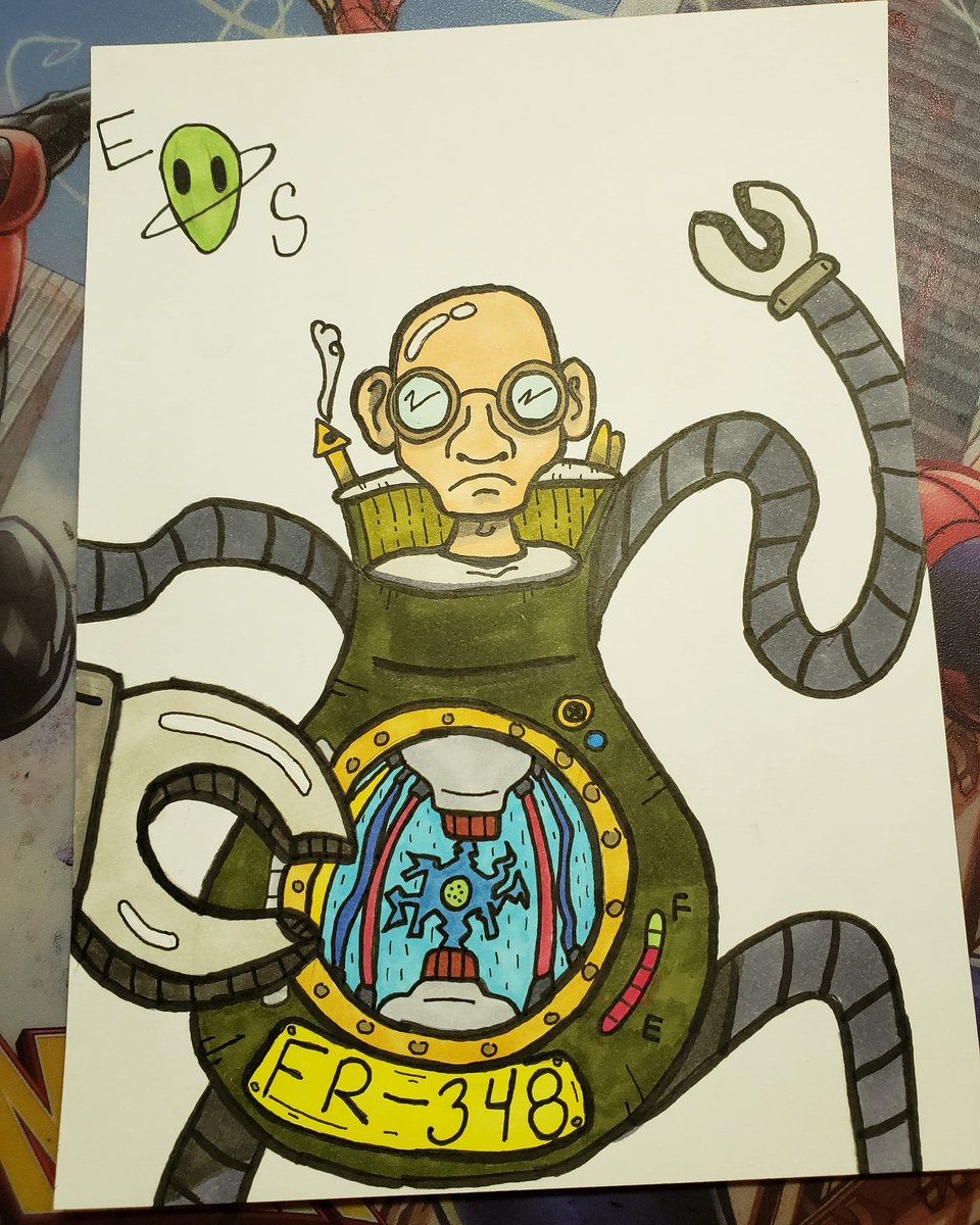Earthling_Art's tweet photo. Mecha Villain 
#art #artph #artistsontwitter #Artist #ArtCommission #artistsupport #copic #sketch #sketchbook #sketches #Doodles #Doodles #robot #Robots #Hero #heros #villain #coronavirus #CoronaLockdown https://t.co/L2sWcgzwof