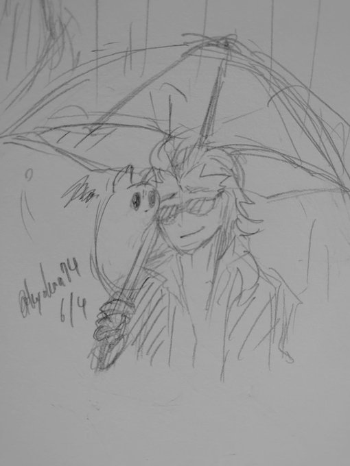 そして急な雨
※落書き 