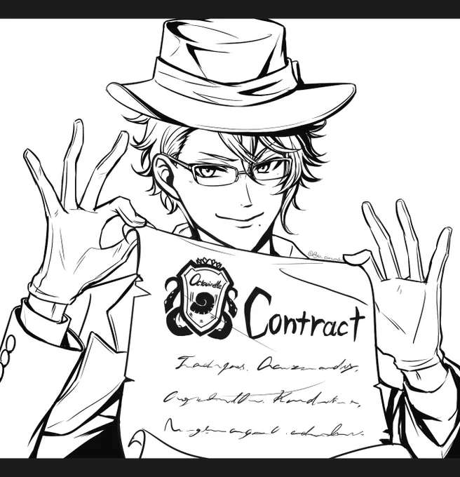 #線画を置いといたらフォロワーさんが塗ってくれるかもしれない ①

お時間のある方暇つぶしにでもどうぞ☺️✨
?♠️♣️️?
ツリーに??兄弟

⚠️無断転載・自作発言禁止
アイコン使用許可は出してません??
個人で楽しむ分には保存OKです? 
