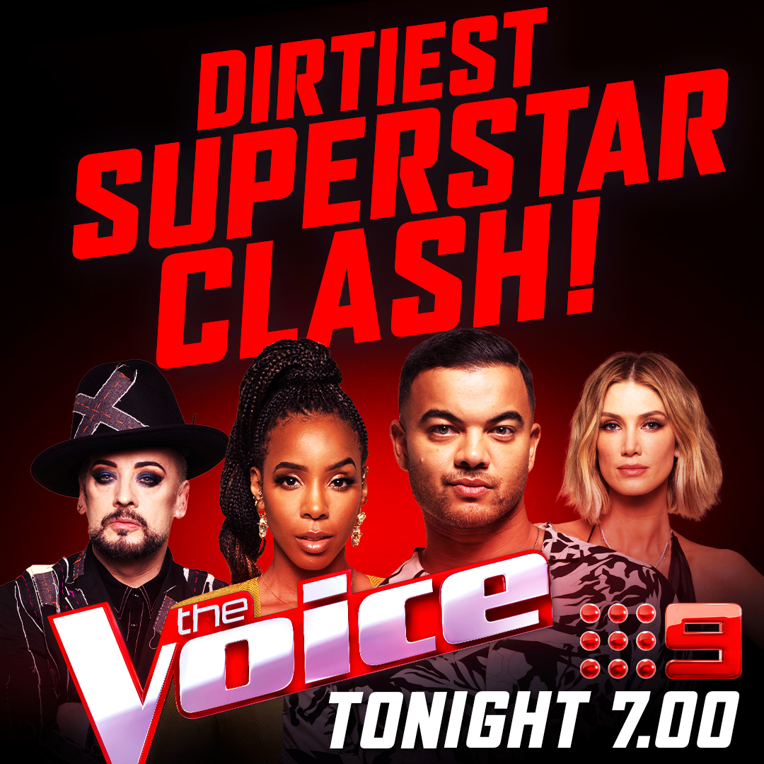 TheVoiceAU's tweet image. “Don’t make me look like the bad Guy…”

#TheVoiceAU starts tonight 7.00pm on @Channel9