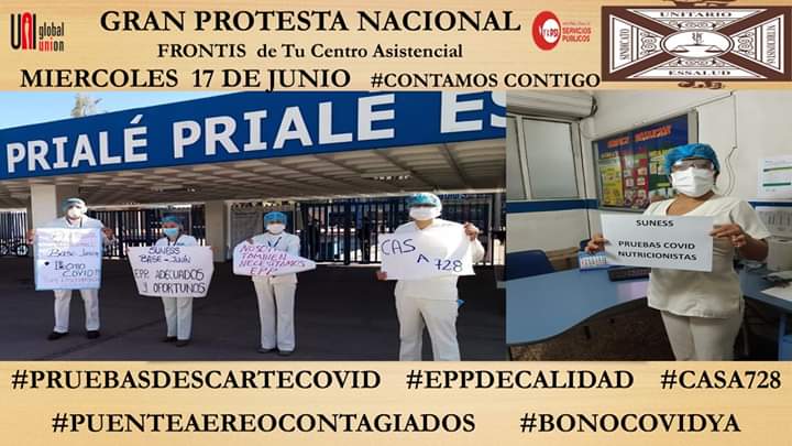sunessessalud's tweet photo. #NOMÁSDISCRIMINACIÓN @EsSaludPeru @FioreMolinelli
#BonoCovid19
#PruebasDescarte
#EppDeCalidad #CASa728
#PuenteAereoContagiados
@MartinVizcarraC @pcmperu @MTPE_Peru @Minsa_Peru @uniamericas @BancadaAPP @BancadaFAperu @FrepapBancada @ap_bancada @CNPOficialPeru
#CuidarAQuienCuida https://t.co/PK9ZqJy4L2