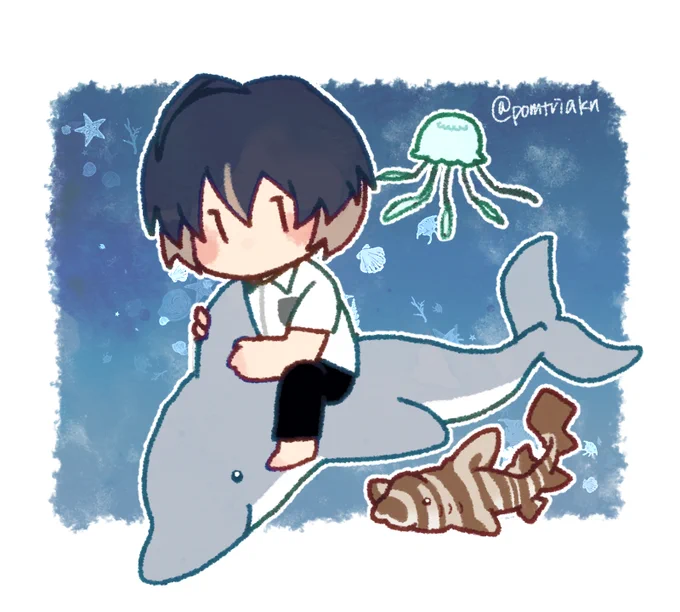 他にはこんな海の生き物が来てました。千景さんにょろにょろ系多い。
マシュマロとリプをくださった方々、ありがとうございました! 
