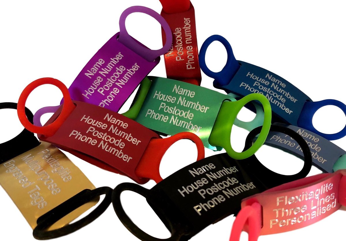 Flexitags's tweet photo. Does your pet wear a tag on their collar or harness ? Do you have the correct information on it.Tags start at £7.45  and are available in three sizes which includes free U.K. https://t.co/ow41zbcA0a order visit https://t.co/RvH2y6EWM9   
#puppy 
#puppylove 
#dogsoftwitter https://t.co/eN09QPmrNw